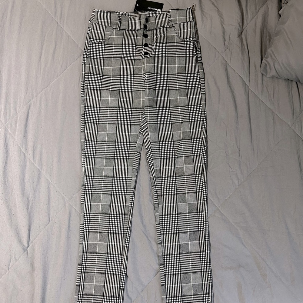 Plaid pants NWT